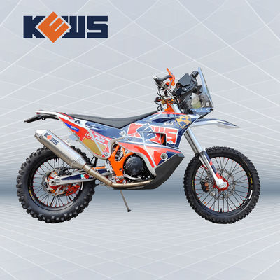 Toàn bộ 120KM / H Xe máy Rally 450 CC Dirt Bike Xe máy đòn bẩy cao