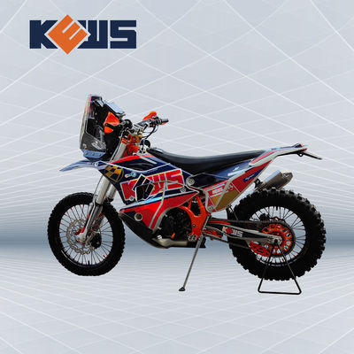 Toàn bộ 120KM / H Xe máy Rally 450 CC Dirt Bike Xe máy đòn bẩy cao