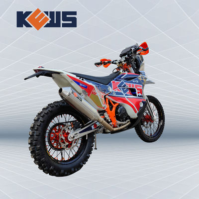 Toàn bộ 120KM / H Xe máy Rally 450 CC Dirt Bike Xe máy đòn bẩy cao