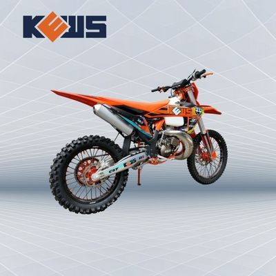 KEWS MT250cc Orange Frame Nước làm mát 2 đột quỵ xe máy ngoài đường với EXCEL Rim